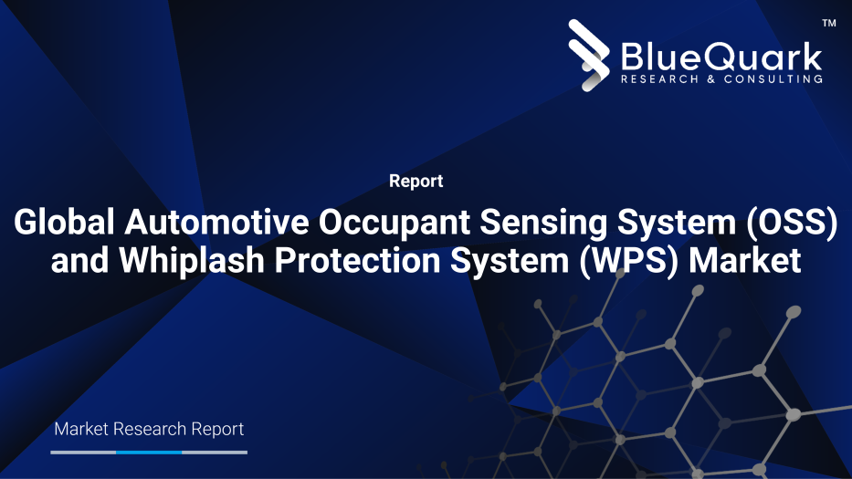Global Automotive Occupant Sensing System (OSS) and Whiplash Protection System (WPS) Market Outlook to 2030