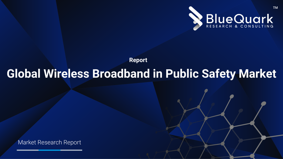 Global Wireless Broadband in Public Safety Market Outlook to 2030